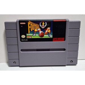 1992 NINTENDO SUPER NES SUPER PLAY ACTION FOOTBALL CARTRIDGE ONLY TESTED WORKS